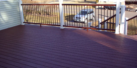 Kelley Carpentry builds decks, using new composites as well as traditional lumber