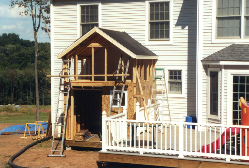 Kelley Carpentry added a bit more for a playhouse.